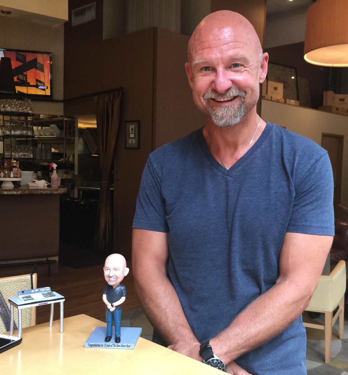 throttlenet's tweet image. Congratulations to Dave Glover for 15 years of the Awarding winning Dave Glover Show! #custombobblehead