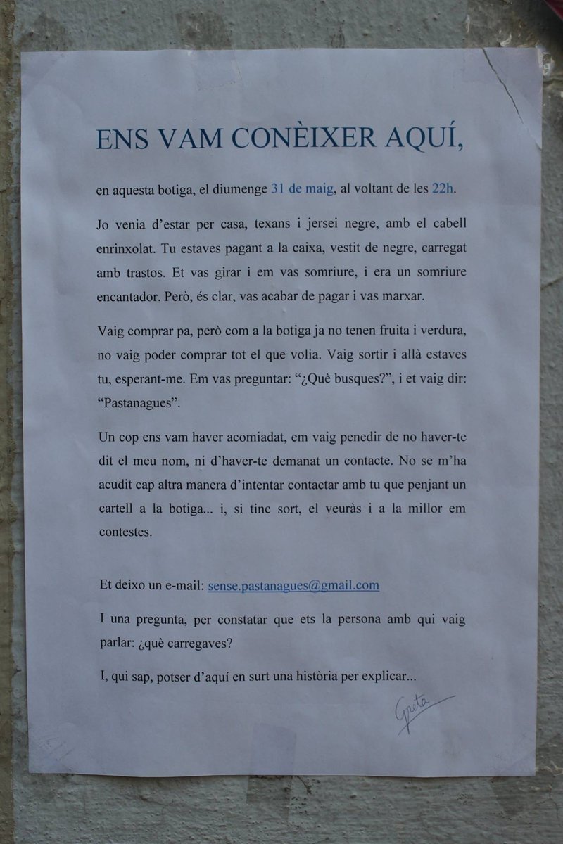EvaPiquer's tweet photo. Carrer de l'Alzina, número 5.
via @GabrielJubete http://t.co/N8AIloV6yJ