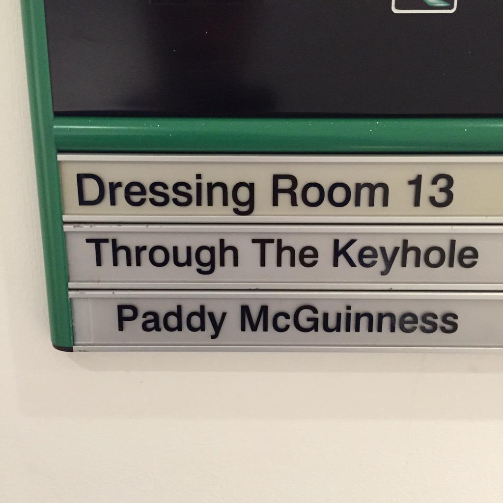 PaddyMcGuinness's tweet photo. Audience pics (as requested) from last nights @ThroughKeyhole 👍🏻 http://t.co/7Nc3PF6dKx