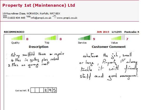 InfoProp1's tweet image. #Referenceline #review # anothersatisfiedcustomer #buildingmaintenance ow.ly/i/bt7AQ