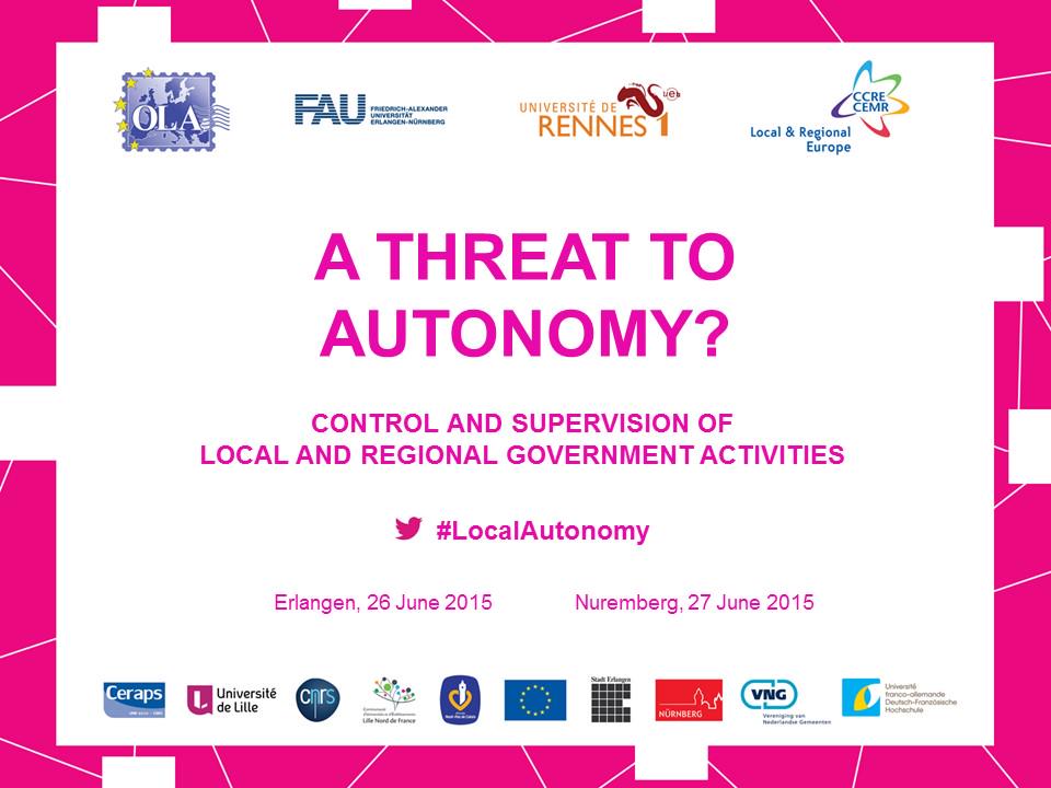 nmoreolle's tweet image. 2 days left for the start of the Symposium on control of #localgov activities! #LocalAutonomy bit.ly/threat-autonomy