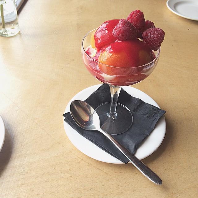 rooftopcafeldn's tweet photo. Peach Melba - YAS KWEEN #peach #melba #peachmelba #londonbridge #therooftopcafe http://t.co/rw1x6sbmXB