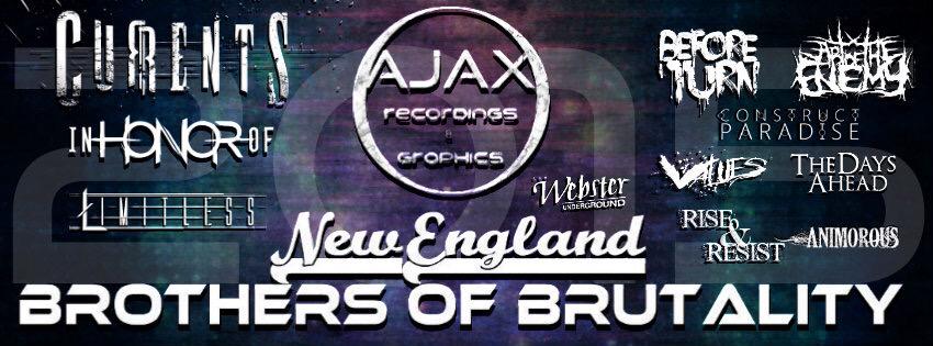 We have a show this friday at The Webster with <a href="/CurrentsCT/">Currents</a> come check it out! #AOTE  #BROTHERSOFBRUTALITY