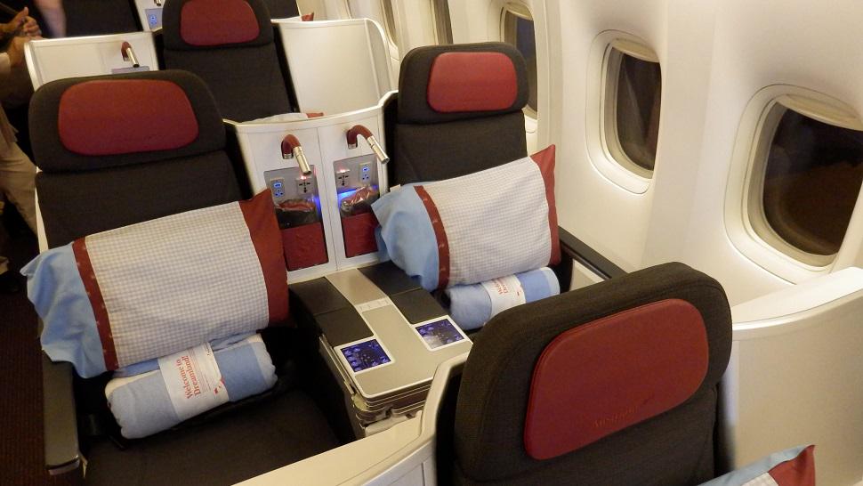 Austrian Airlines Boeing 777 Business Class