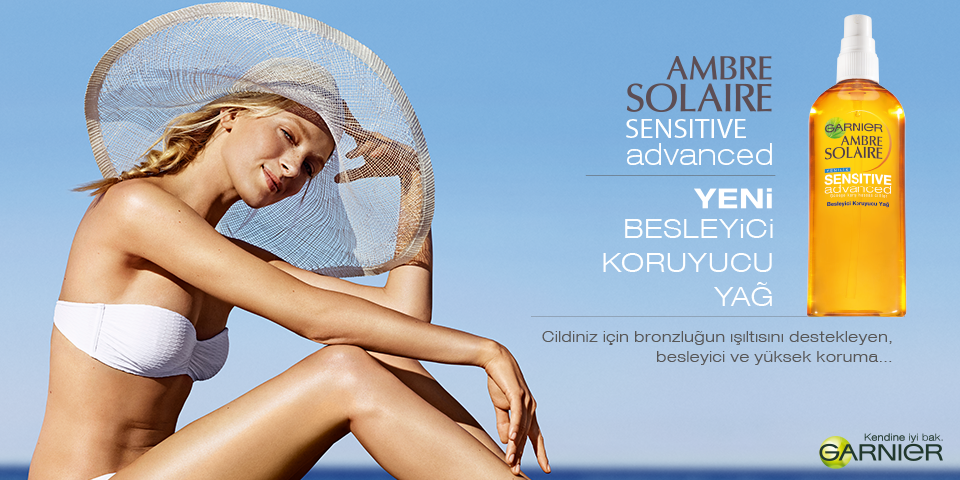 Yeni Ambre Solaire Besleyici Koruyucu Yağ, cildinizde bronzluğun ışıltısı ve yüksek koruma için :)