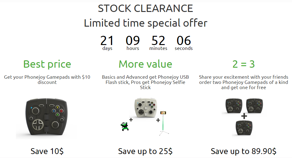What a great time to order your own Phonejoy! Grab our special offer exclusively at phonejoy.com