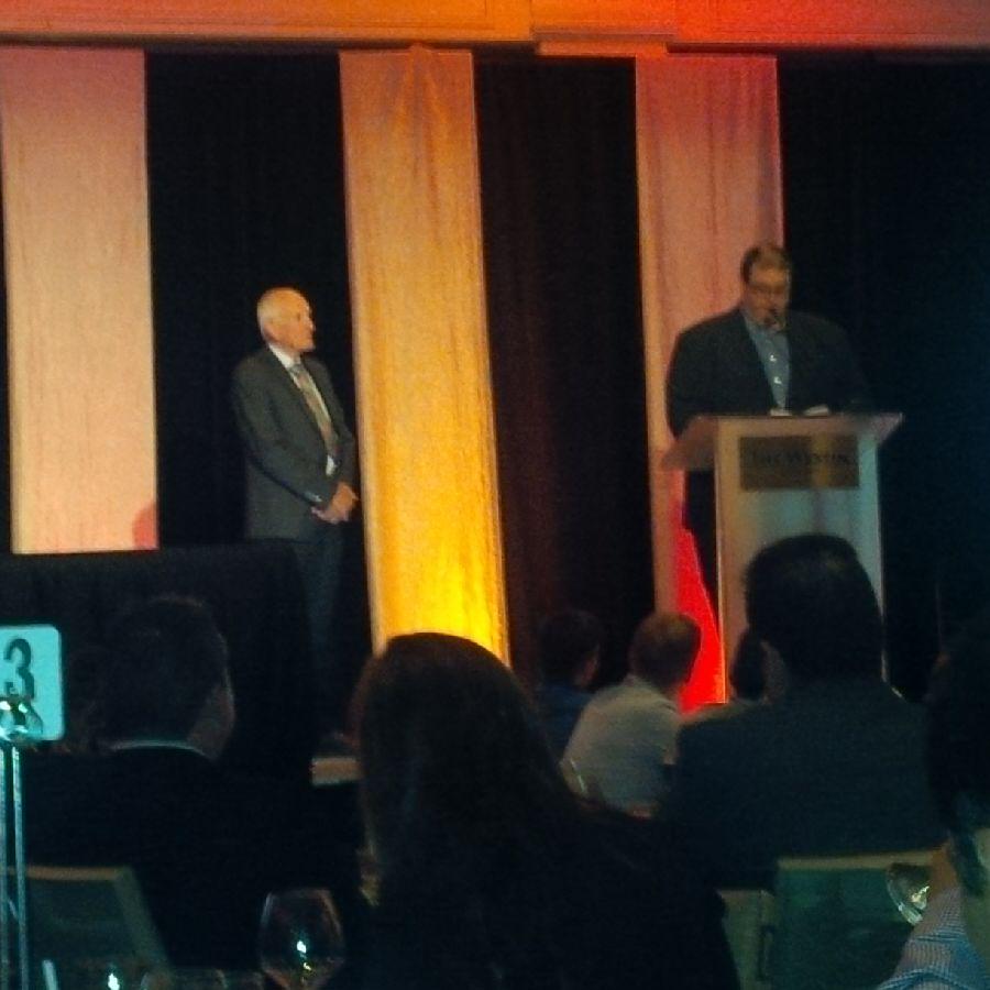 Congratulations, Dad! Pulse Industry Appreciation Award winner at #csca15.