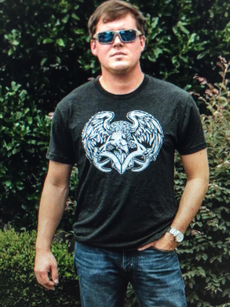 Ol John Elvin headed to a biker rally.