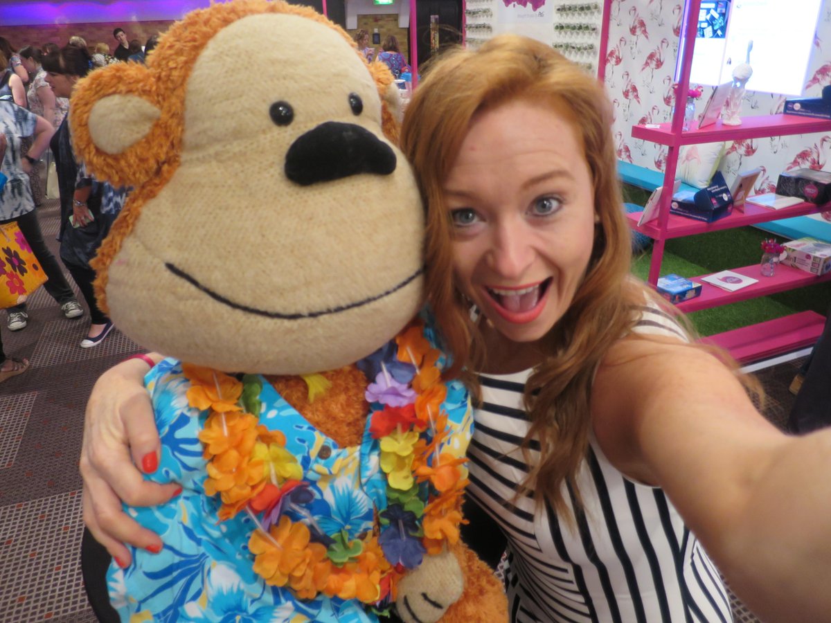 Me and monkey!! <a href="/Monkeywellbeing/">Monkey</a> #britmumslive