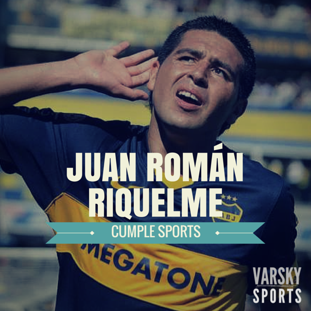 VSportsTM's tweet photo. Si existiera la mitología futbolera, sería el Dios de la Sabiduría. #CumpleSports Juan Román Riquelme. MEGACRACK! http://t.co/xNuhiVDj58