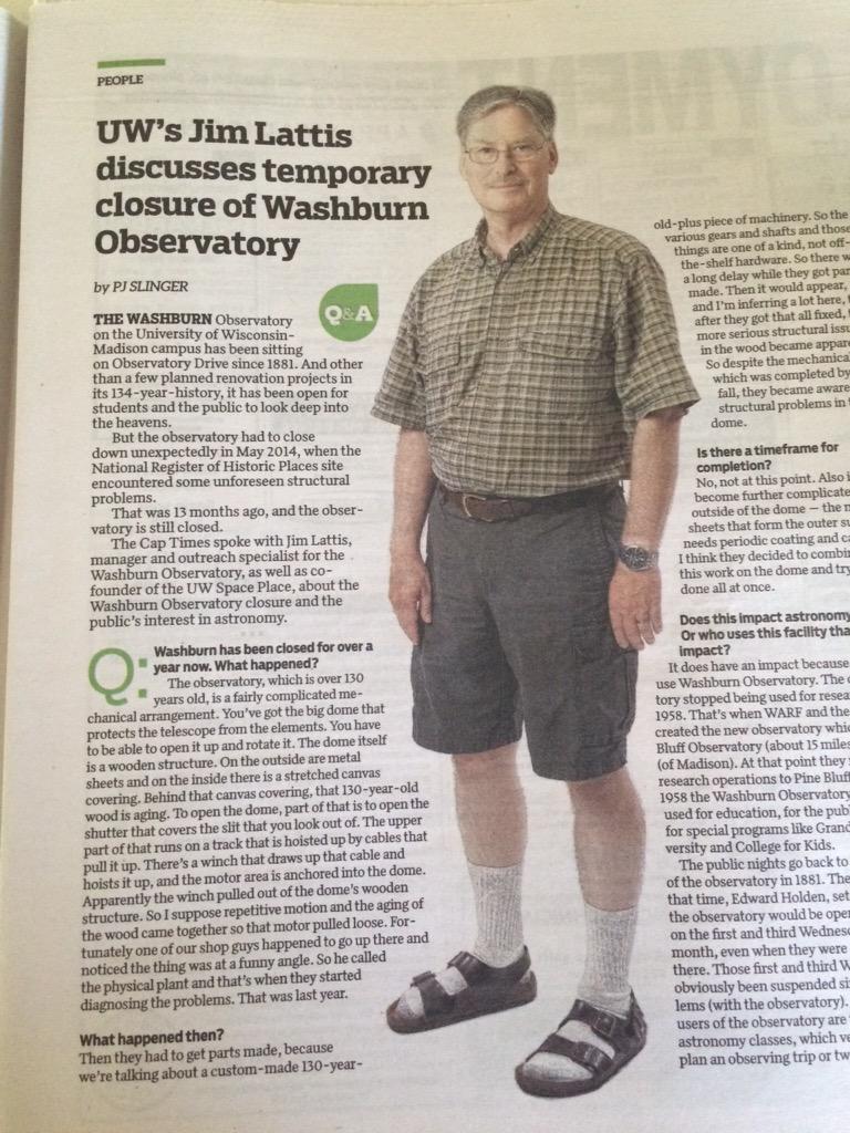 madfarley's tweet image. Yeah... I think UW-Madison may want to re-address it's casual Friday guidelines. @CapTimes