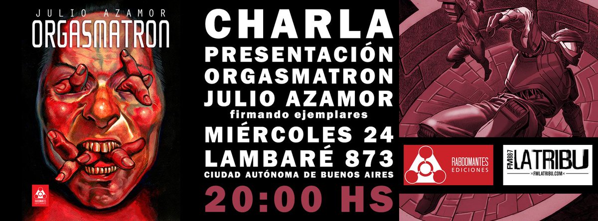 ¡HOY, presentación de Orgasmatron! No te olvides:

facebook.com/events/7123870…