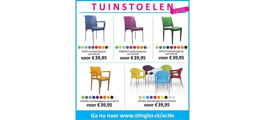 Is je tuin al klaar voor de zomer? Vandaag in de krant: diverse tuinstoelen voor maar €39,95 per stuk. #zomer #tuin