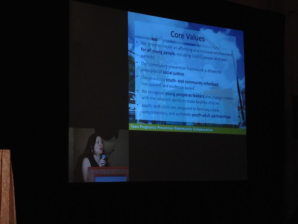 TPPCCA's tweet photo. L.A. team led by CHLA & YPI shares values + discussions around replacing "prevention" w/ social justice. #TPPCC http://t.co/bdoskr65Rz