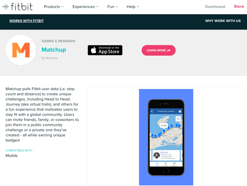 Stridekick's tweet photo. Big news! Matchup Becomes Official Fitbit Partner App http://t.co/iagi9xZD42 #fitbit #fitbitapps #wearables #friends http://t.co/pPMIqiAbJ9