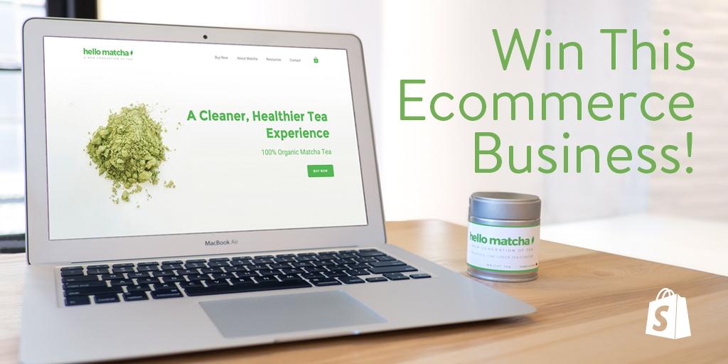 Shopify's tweet image. We built an ecommerce business and now we&apos;re giving it away! Find out how you can win » bit.ly/1KaeZ1z