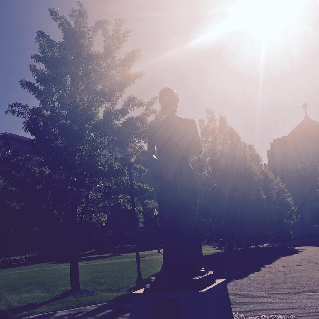 CanisiusCampMin's tweet image. Saint Peter Canisius shows us how 2 #Bethelight #NJSLC2015 #nofilter