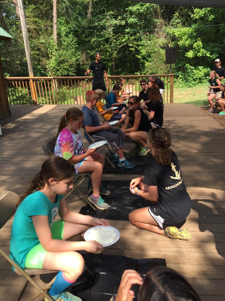 JonathanDHodge's tweet photo. First event - whip cream and mustard! @TatesCamp #TatesCVW http://t.co/scaPLjBFwE