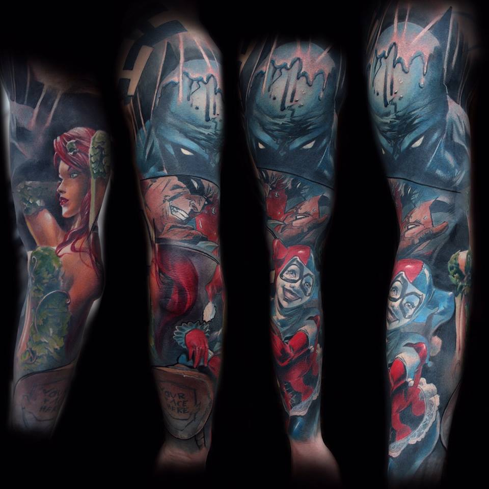 Batman Sleeve Tattoo  Walyou