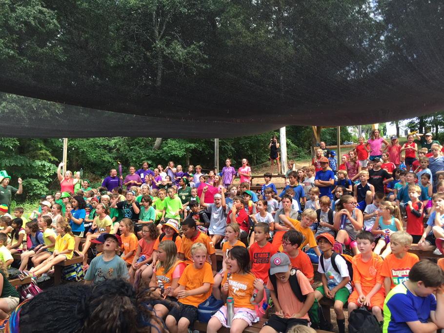 JonathanDHodge's tweet photo. The excitement is palpable here @TatesCamp eating challenge #TatesCVW http://t.co/2KokpDUeig