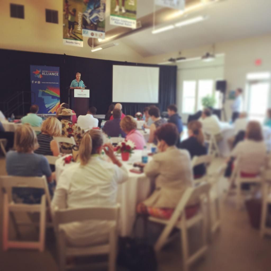 MetroHartford's tweet image. We&apos;re at the @travelerschamp w/ @CTCEDAS hearing from @SharkBits88 at the #FirstTeeCT about #CTeconomy @CTHouseDems