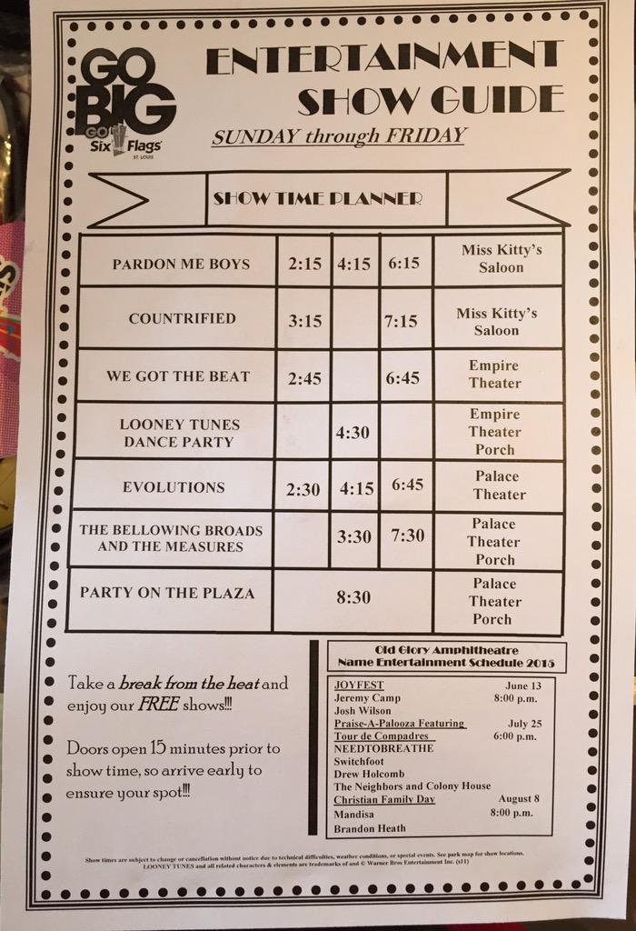 SFStLouis's tweet image. Today at Six Flags St Louis