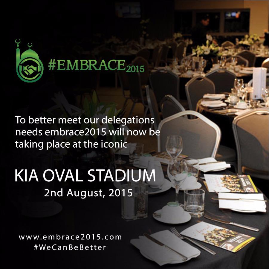EmbraceProj's tweet photo. the #Embrace2015 will be @KiaOvalEvents an iconic London venue with awesome views &amp; great amenities.#WeCanBeBetter http://t.co/E52yH9qLle