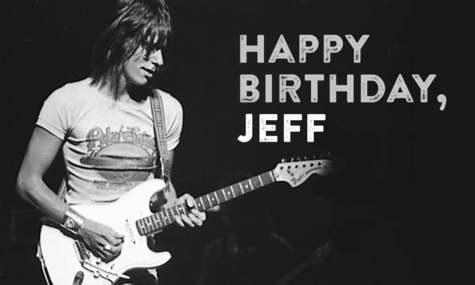 MT Happy birthday, Jeff Beck! From Yardbird to flying solo, what a career. 