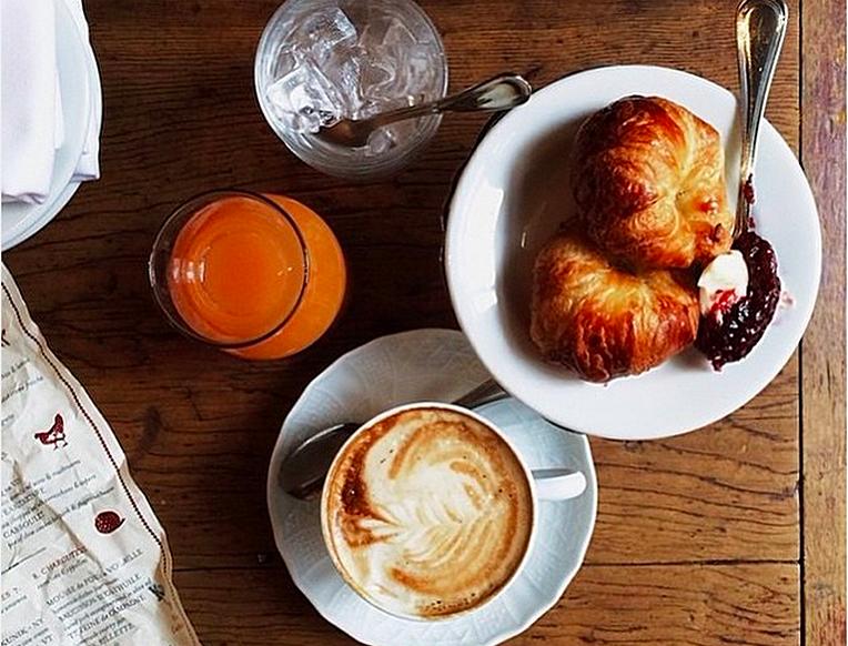 An American in Paris. Try <a href="/ilovebuvette/">Buvette NYC</a>, a West Village export nestled in the city of light. bit.ly/1d9L2Sm