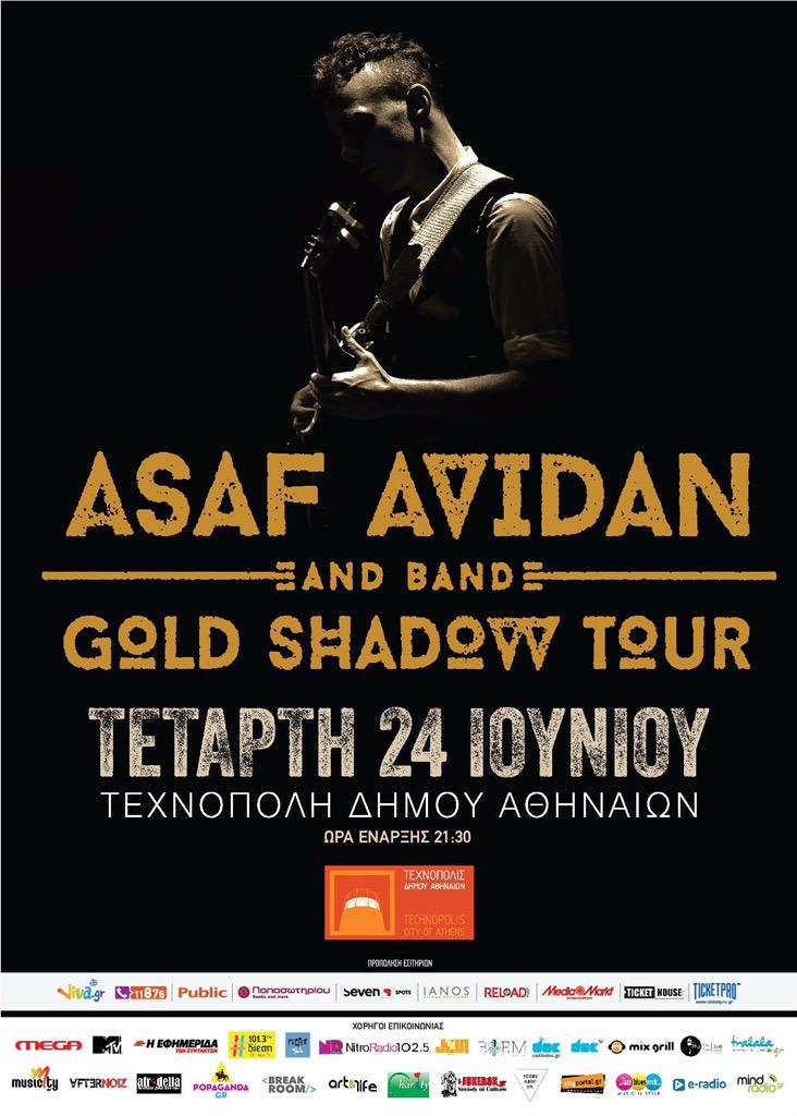flippinboo's tweet photo. Σας περιμένουμε όλους απόψε στις 21:30 στην Τεχνόπολη στη μεγάλη συναυλία του #AsafAvidan! Be there! 
#live #music http://t.co/24TzXpoxfi