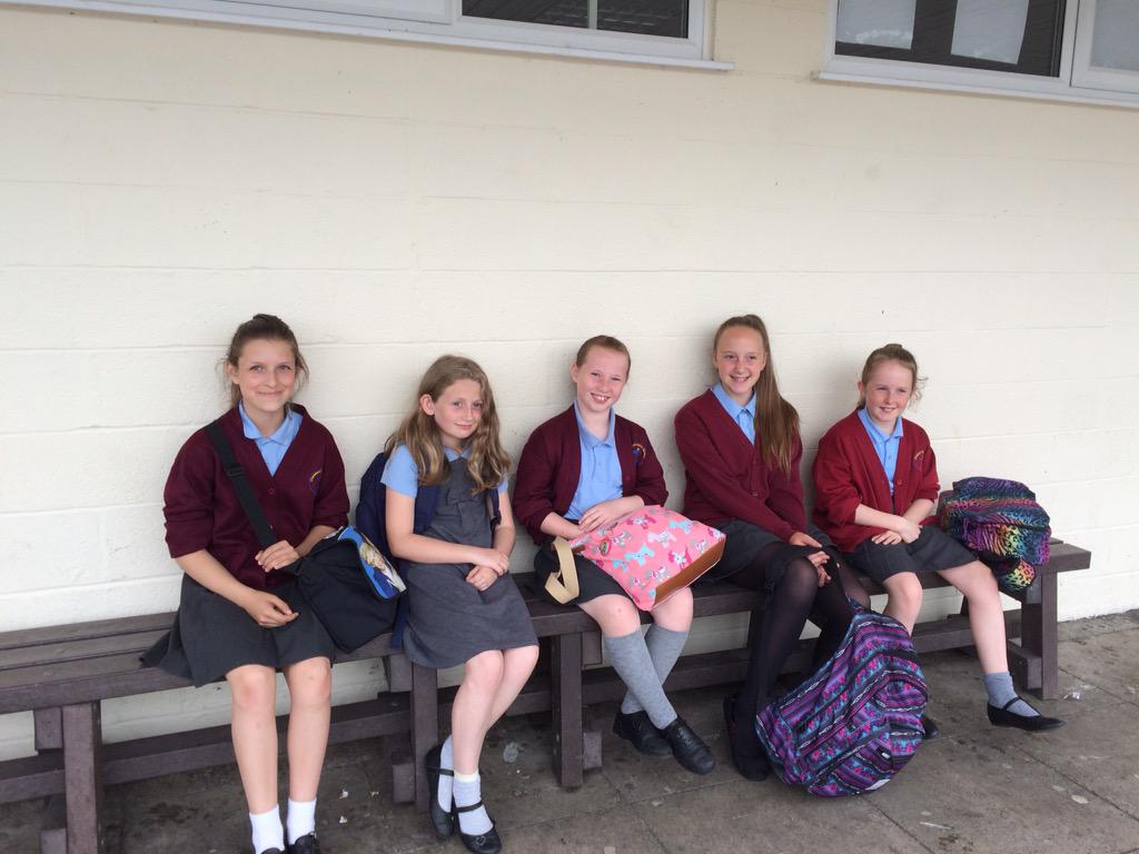 FredLongworth's tweet image. Our second group of Year 6 students enjoying themselves around school today.