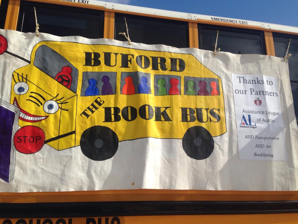 AISD_OA's tweet photo. First stop! #BufordtheBookBus at Turner Roberts Center @AISDLibTech #AISDProud http://t.co/ufL7chGOcA