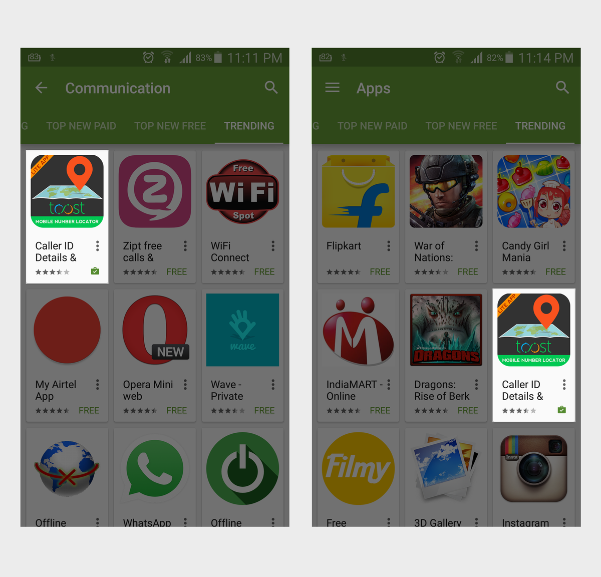 toostapp's tweet photo. Toost #1 in Communications and #6 overall on Play Store trending apps. Experience it here: https://t.co/Ry8FcRjfYn http://t.co/feEhr9SIKl