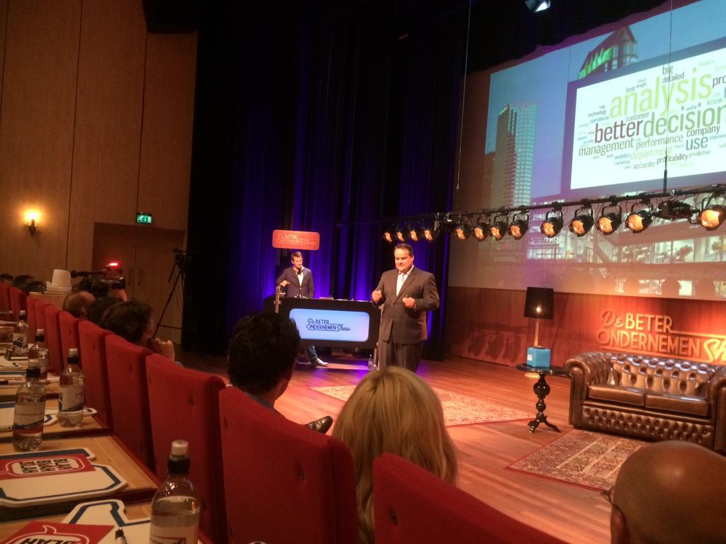 Digitale revolutie is game changer. Data collectie naar inzicht naar actie. YES. #BOShow.