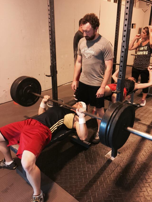 CoreTactix's tweet image. Friends who bench together... #crossfit #tripleforcecrossfit #benchpress #friends #community