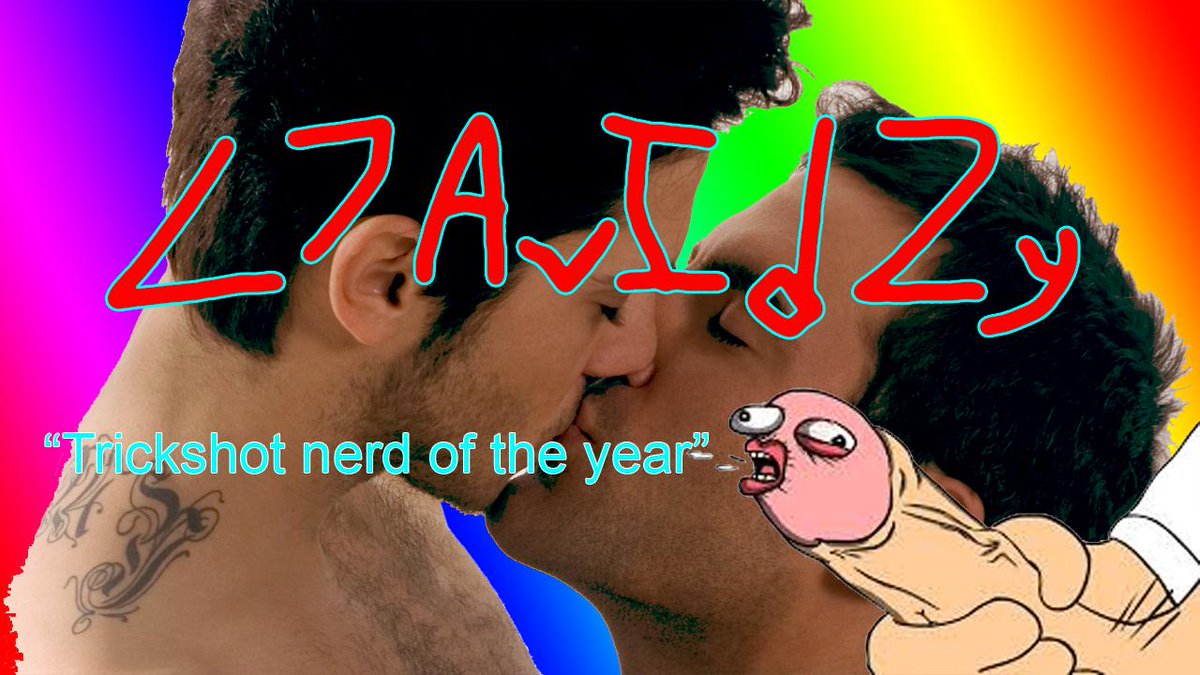 ImmunxOG's tweet photo. New rebrand for @L7Avidzy @ZiyonOG  
Avidzy spins in circles on a video game because he get bullied at school http://t.co/n8nu12Fs8l