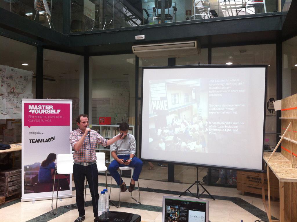 teamlabs's tweet photo. #Teamlabs: #Teamlearning #Accelerator 

@andrewpmccarthy introduces @adamroyalty &amp; @arrola http://t.co/VYTzUigIZT