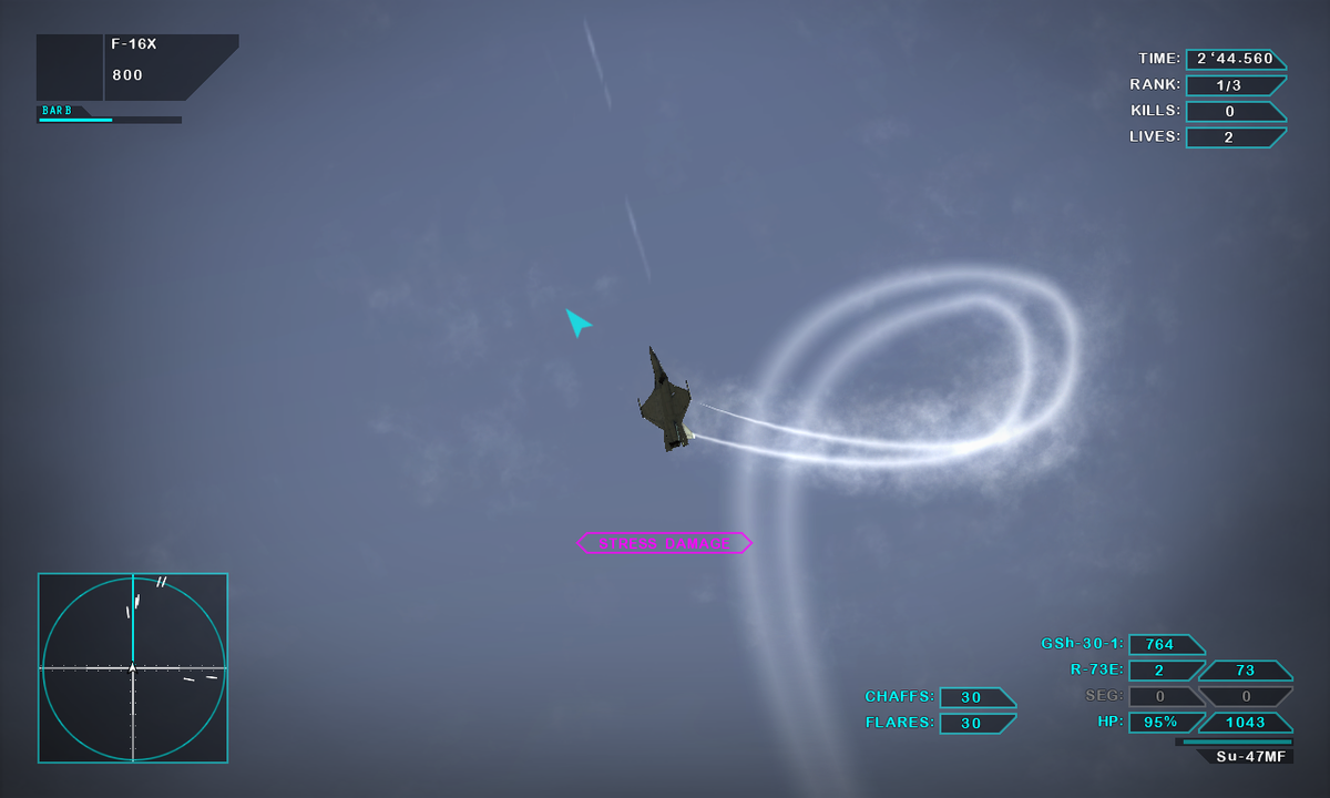 Time_Symmetry's tweet image. New camera mode! Good for evasion and show off, not the best to aim at the targets. #vectorthrust