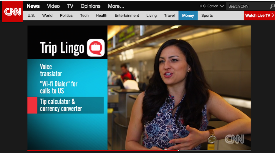 Thanks <a href="/StephBeTravel/">Steph</a> for telling <a href="/CNN/">CNN</a> viewers about <a href="/TripLingo/">TripLingo</a>! cnn.com/videos/travel/…