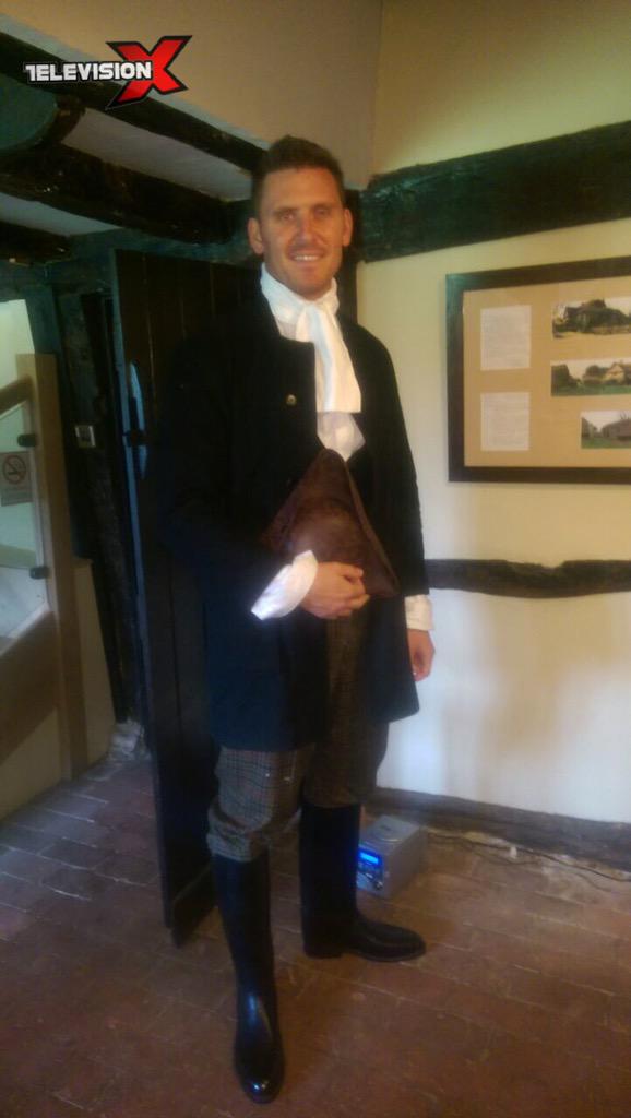 TVXmole's tweet photo. #BTS @marcrosexxx on set for @AmoryPeart new series #poldick #1800s #vintage http://t.co/sscT0yZAqk