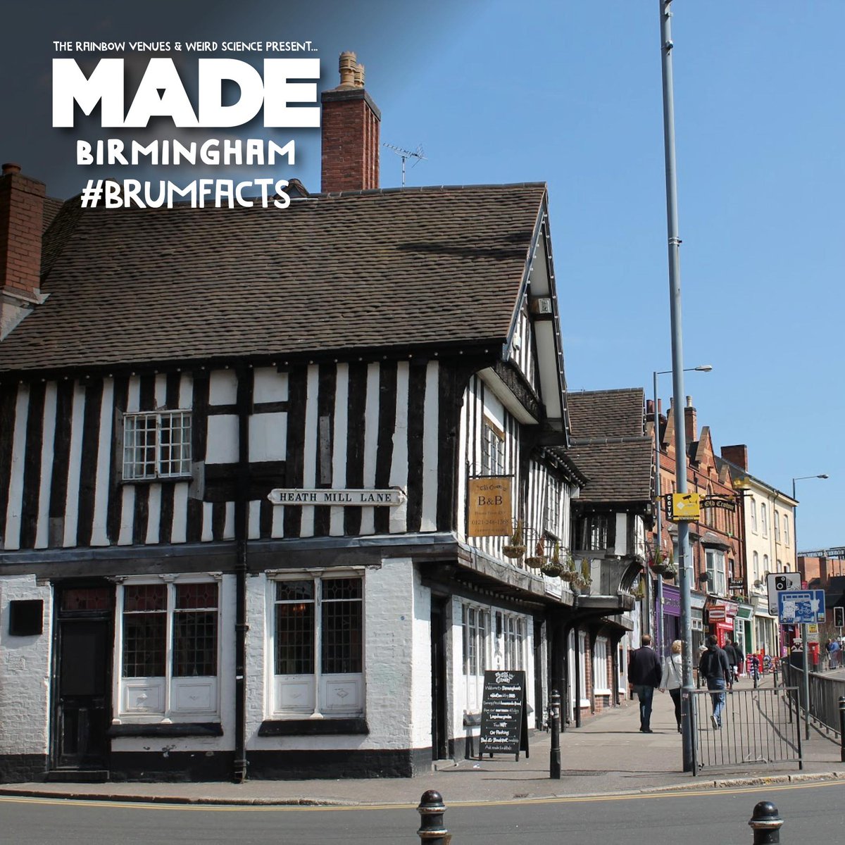 digbeth's tweet photo. RT @MADE_Birmingham: Did you know that Birmingham’s oldest secular building is @oldcrownbham in #Digbeth? #brumfacts http://t.co/YBYEhTISJ5