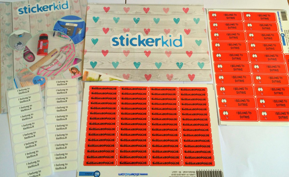 Back to school with custom stickers from Stickerkid Mother Nature