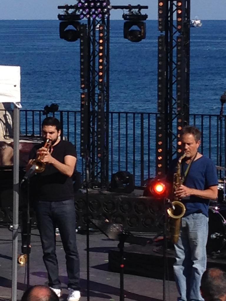 @ibrahim_maalouf au théâtre de la mer, balance avant victoires du jazz.