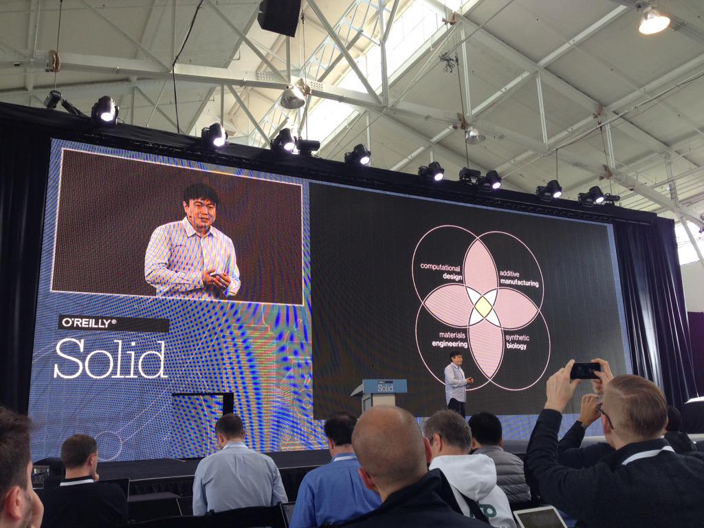 frogdesign's tweet image. &quot;Design of the future is hardware, software...and biology.&quot; - @Joi #SolidCon