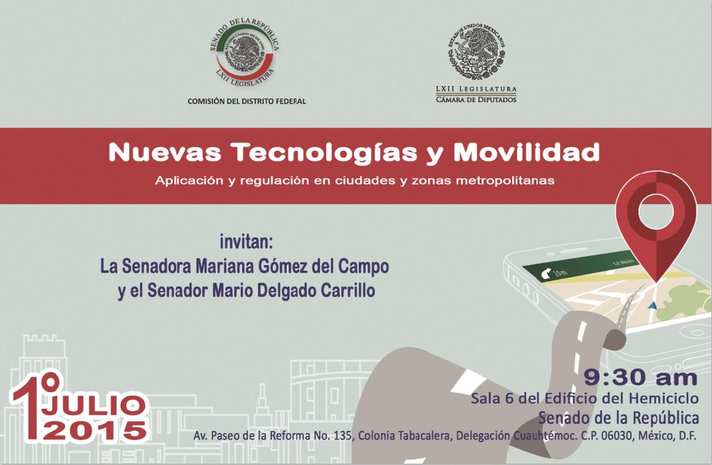 ComisionCDMX's tweet photo. ¿Cuál es la regulación y los impactos de nuevas tecnologías en la movilidad? #DiálogoMovilidad en @senadomexicano http://t.co/eh01NpvWE0