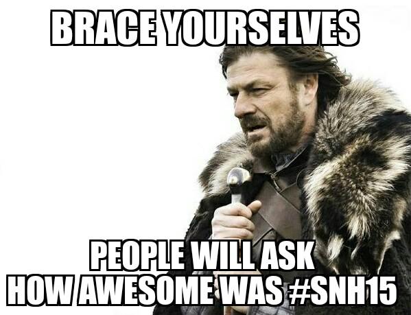 MendelsonAcad's tweet photo. Brace yourselves, people will ask how awesome was #snh15 when you get back. #GoMendelson http://t.co/6j48XuLj06