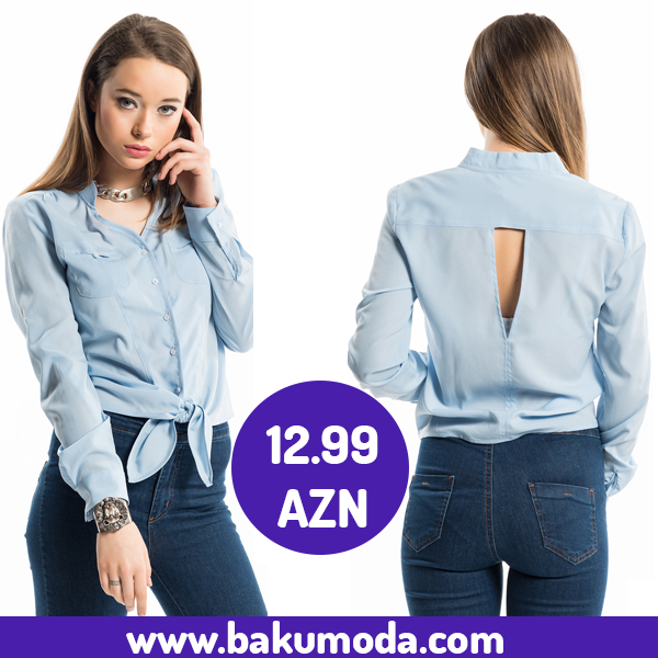 9 fərqli rəngdə Önü Bağlamalı Vanity Bluz 12.99 AZN!
Vanity Bluzlar üçün: bit.ly/1SLf7aR