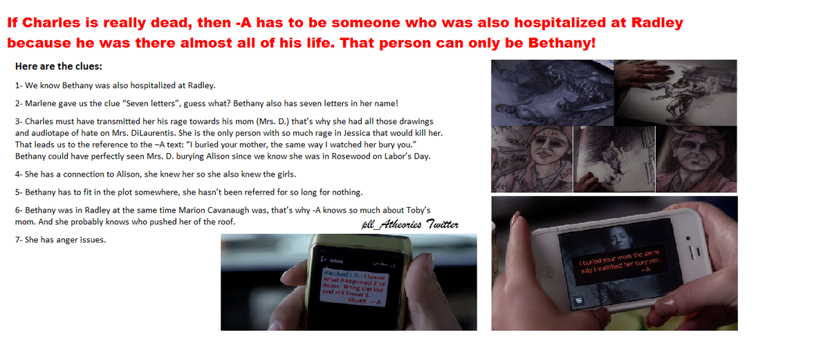 thccbellamy's tweet photo. #PLLTheory and Proof that Bethany is -A!!
#PLL #PLLArmy #SummerOfAnswers 
@imarleneking @miss_jillyb http://t.co/5KYQvkt40Y