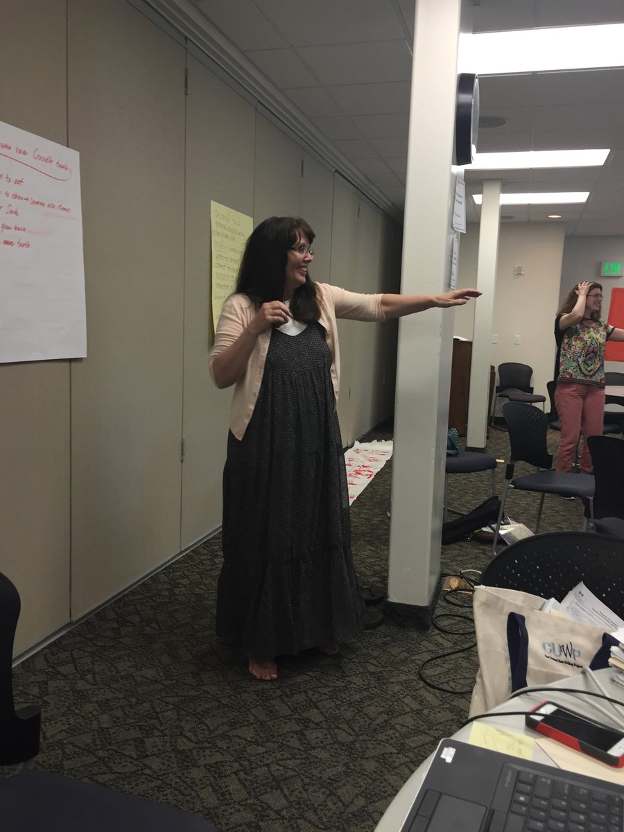 Joseph_David's tweet photo. Changing our epigenetics with dancing and public embarrassment @debbied1204 #cuwp2015 http://t.co/BF6sU6tCqH