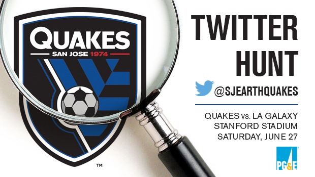 SJEarthquakes's tweet photo. Ready, set, HUNT!

Last chance to win tix to the #CaliClasico! Follow for clues starting at 3pm! #QuakesHunt http://t.co/R54UW54VuD